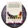 7 Chakra Crystal Rakhi with Buddha Head Natural Gemstone Beaded Rakhi for Positive Energy