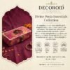 Gift Hamper lotus Box with Decorative Diya Holder Gift Compartment Handmade Festival Gift Box for Raksha Bandhan Diwali Bhai Dooj
