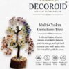 61qL6LsX0uL._SY879_ 7 Chakra Crystal Healing Tree Showpiece – Natural Stone Decor