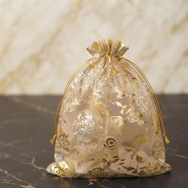 Handmade Shubh Labh Lotus Hanging Set with Premium Organza Pouch Decorative Door Hanging for Home Office and Gift