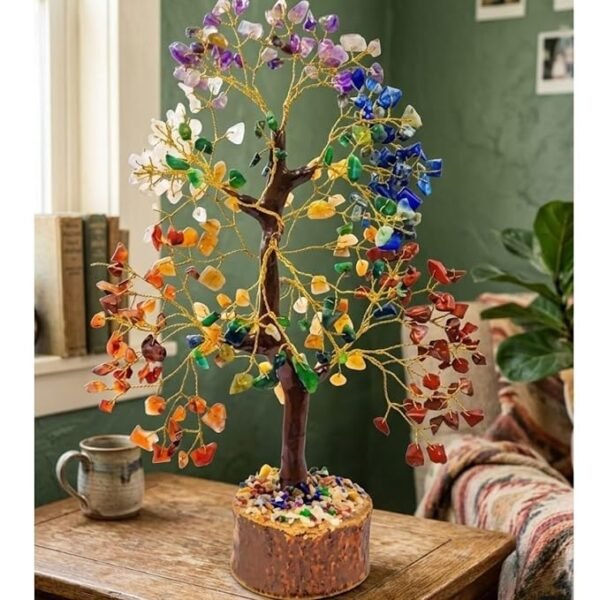 71BLXHRKfKL._SX679_ 7 Chakra Crystal Healing Tree Showpiece – Natural Stone Decor