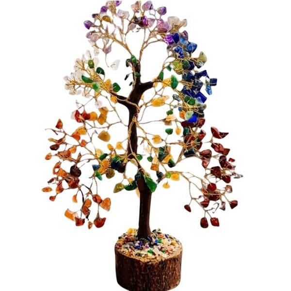 71LDJL1aaFL._SX679_ 7 Chakra Crystal Healing Tree Showpiece – Natural Stone Decor