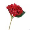 Artificial Hydrangea flower Stick Red