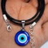 Evil Eye Necklace Blue Turkish Glass Standant Lucky Protection Nazar