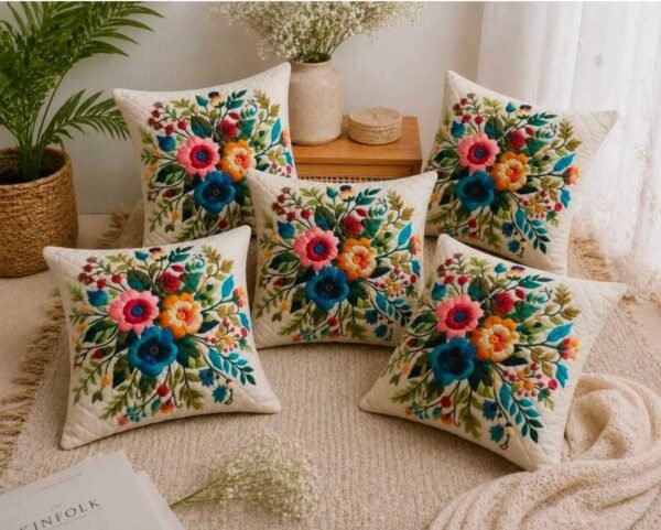 Floral Printed Cushion Cover