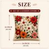 Floral Printed Cushion Cover Set of 5