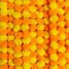 Hamdmade Artificial Marigold flower Garland