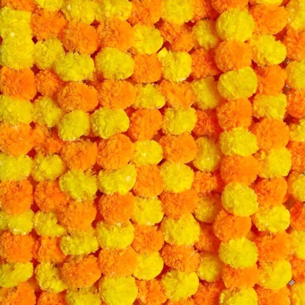 Hamdmade Artificial Marigold flower Garland