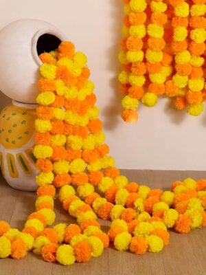Hamdmade Artificial Marigold flower Garland