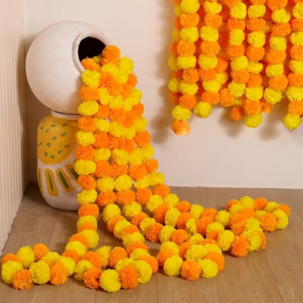 Hamdmade Artificial Marigold flower Garland