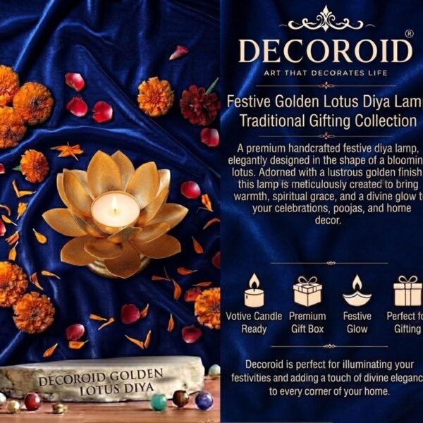 Lotus Flower Candle Holder