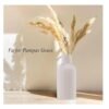 Ribbed Bottle Ceramic Vase white