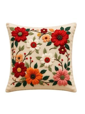 floral Prited Cushion Cover Ser of 5 Floral Printed Cushion Cover Set of 5