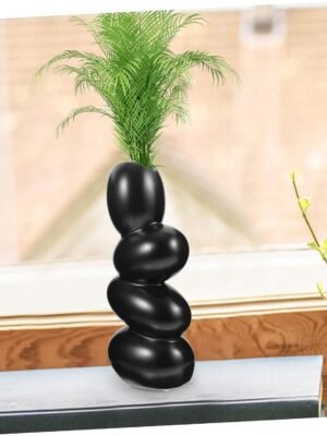 modern Ceramic Flower unique stacket stone
