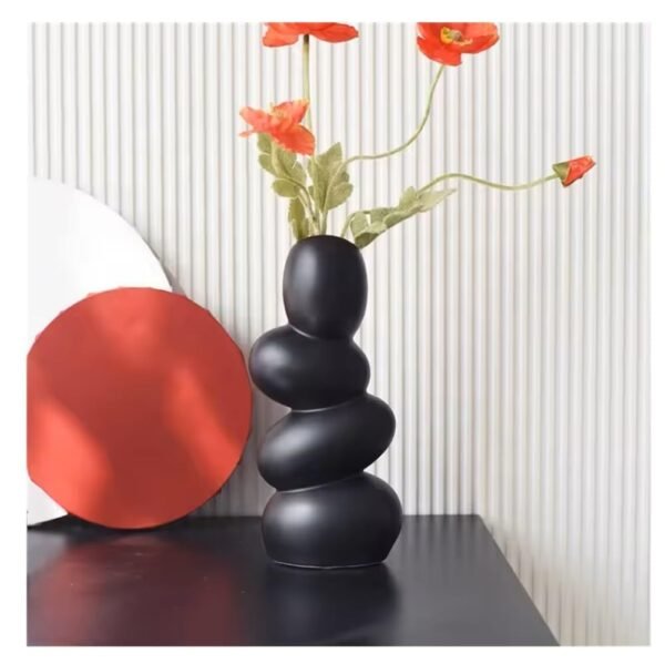 modern Ceramic Flower unique stacket stone